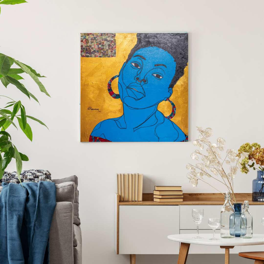 Blue Face Girl